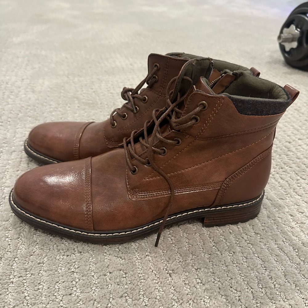 Men's Brown Leather Boots